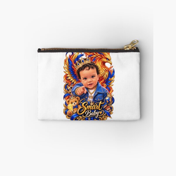 Item preview, Smart Baby with Crown and Phoenix Wings - Urban Art  designed and sold by LC&LCPlatform.