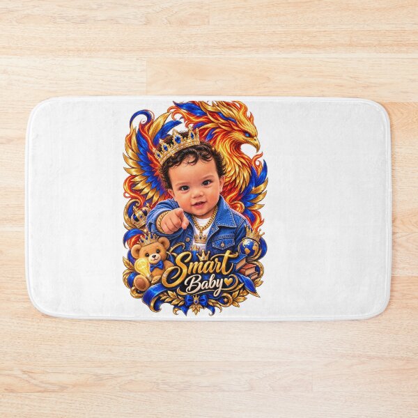 Item preview, Smart Baby with Crown and Phoenix Wings - Urban Art  designed and sold by LC&LCPlatform.