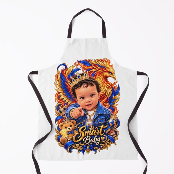 Item preview, Smart Baby with Crown and Phoenix Wings - Urban Art designed and sold by LC&LCPlatform.