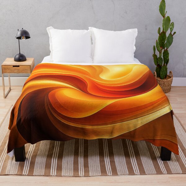 Item preview, Glowing Liquid Golden Amber Flame Swirl designed and sold by Harmonic_Layers.