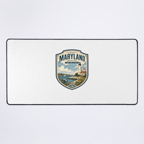 Item preview, Explore Maryland United States Old Line State Est. 1788 Lighthouse Crab Travel Souvenir State Pride designed and sold by Star3NowForMe.