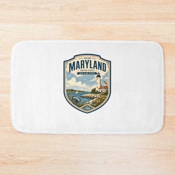 Item preview, Explore Maryland United States Old Line State Est. 1788 Lighthouse Crab Travel Souvenir State Pride designed and sold by Star3NowForMe.