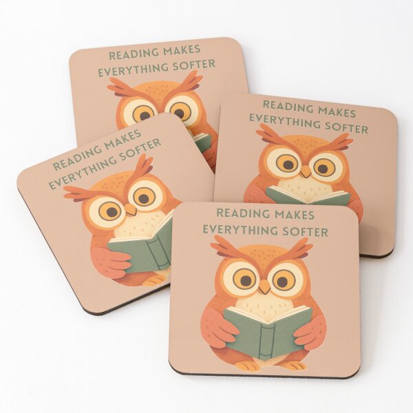 Item preview, Reading makes everything softer designed and sold by creativityisfun.