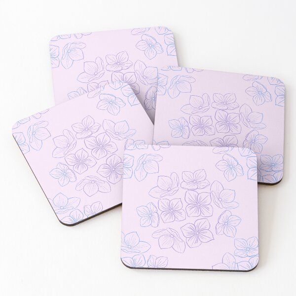 Item preview, Essence of hydrangea on pink designed and sold by OhNoNotAgain42.