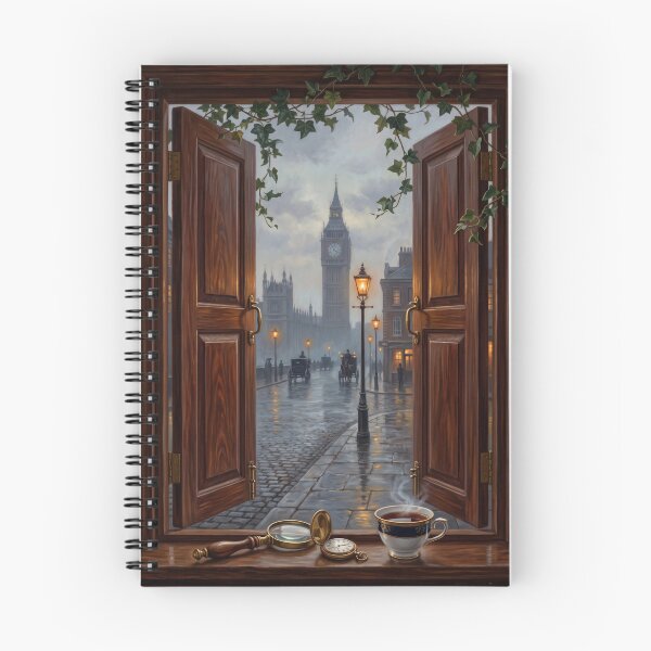 Item preview, Victorian London Gaslight Window View designed and sold by Ada’s Mystic Atelier .