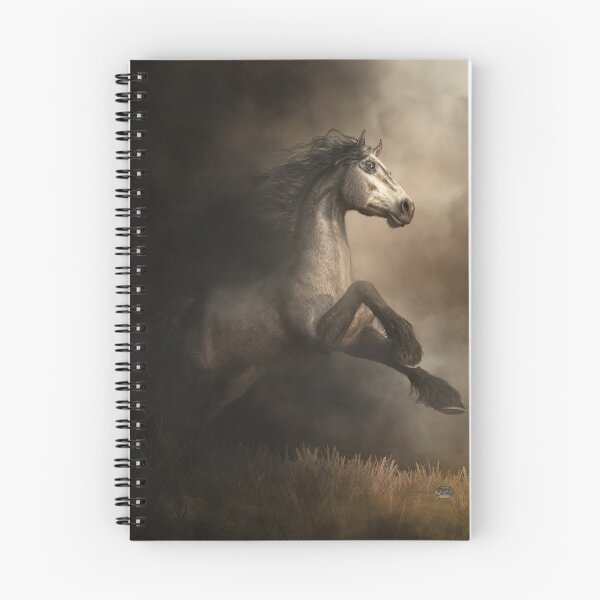 Item preview, Gray Horse Rearing in the Mist designed and sold by Daniel Eskridge.