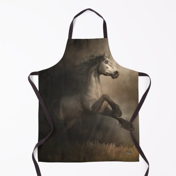 Item preview, Gray Horse Rearing in the Mist designed and sold by Daniel Eskridge.