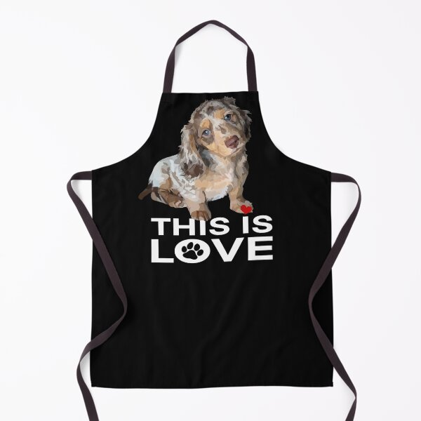 Item preview, Dachshund This Is Love Marble Puppy Dog designed and sold by Just-Arts-4U.