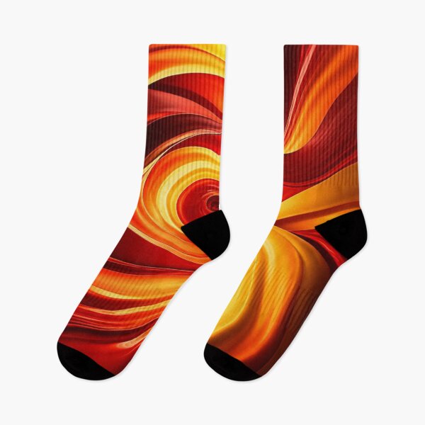 Item preview, 3D Fiery Crimson and Gold Ribbon Vortex designed and sold by Harmonic_Layers.
