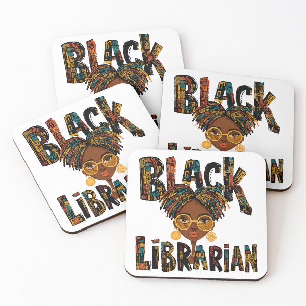 Item preview, Black Librarian African print text Design designed and sold by RichardRags.