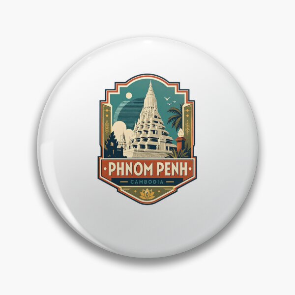 Item preview, Phnom Penh Cambodia Travel Destination Tourist Souvenir designed and sold by Star3NowForMe.