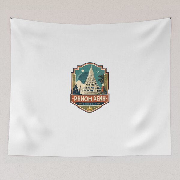 Item preview, Phnom Penh Cambodia Travel Destination Tourist Souvenir designed and sold by Star3NowForMe.
