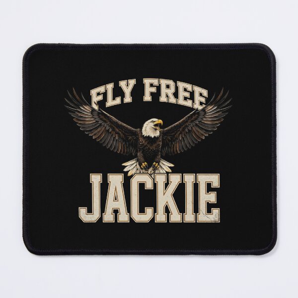 Item preview, Fly Free Jackie Big Bear Eagle Tribute Bald Eagle Memorial designed and sold by Redgiant87x.