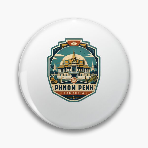 Item preview, Phnom Penh Cambodia Travel Souvenir Tourist Destination designed and sold by Star3NowForMe.