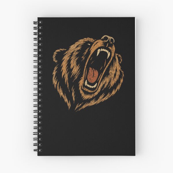 Item preview, Fierce Roaring Bear Retro Vintage Wild Animal  designed and sold by Moizento.