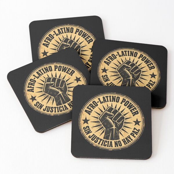 Item preview, Afro-Latino Power Sin Justicia No Hay Paz designed and sold by DIRTYDUNNZ.