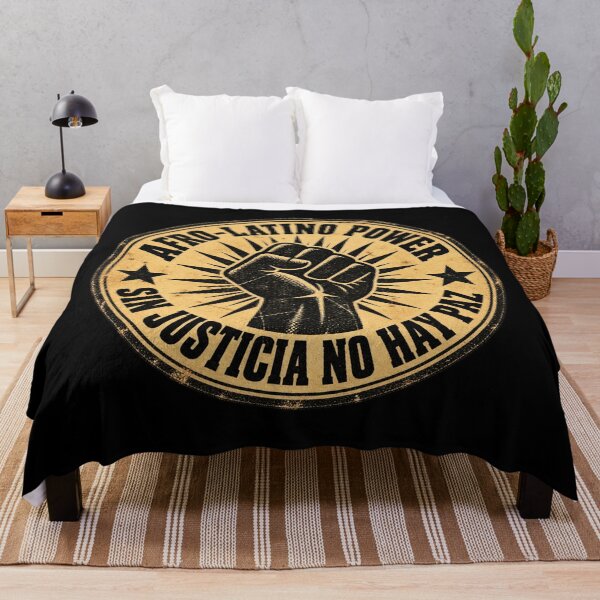 Item preview, Afro-Latino Power Sin Justicia No Hay Paz designed and sold by DIRTYDUNNZ.