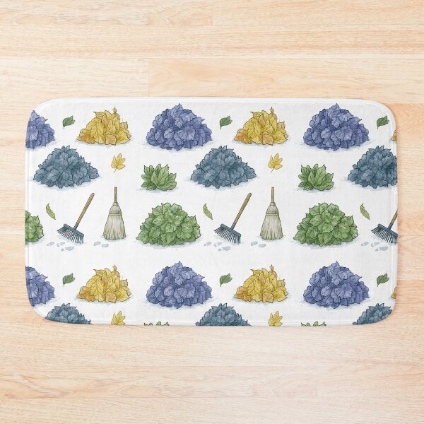 Item preview, Whimsical Autumn Yard Work & Broom Tapestry designed and sold by TJ Art and Camera.