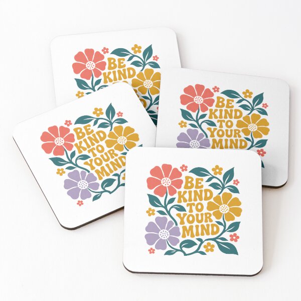 Item preview, Be Kind To Your Mind Boho Floral designed and sold by Auchi_Verse.