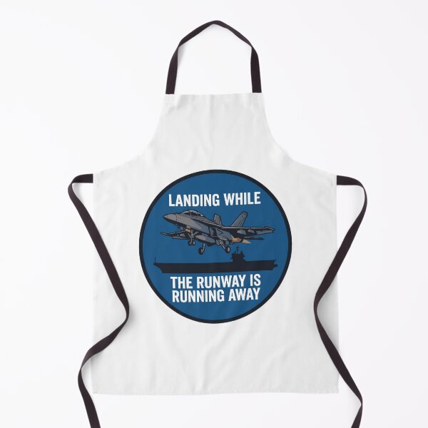Item preview, F-18 Landing Naval Aviation Humor designed and sold by ArtDreams92.