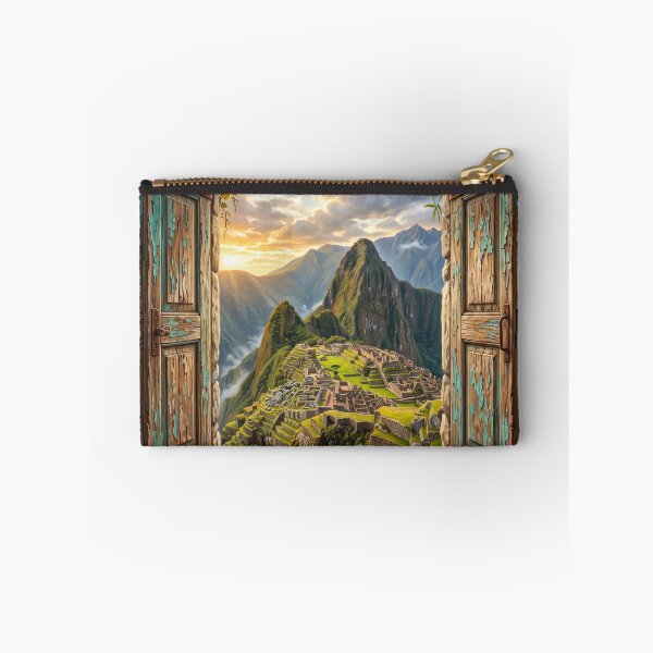 Item preview, Machu Picchu Misty Sunrise Window View designed and sold by Ada’s Mystic Atelier .