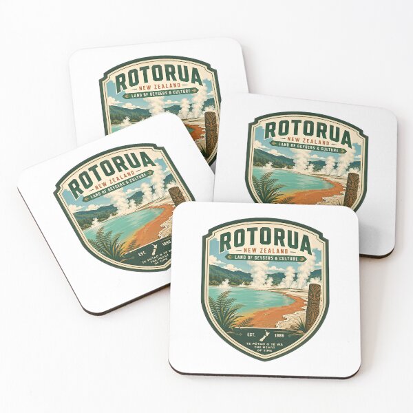 Item preview, Rotorua New Zealand Land Of Geysers & Culture Est. 1886 Ye Pūtao O Te Wā The Heart Of Time Visitor Souvenir Travel Destination designed and sold by Star3NowForMe.