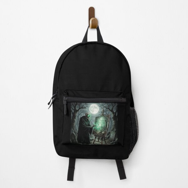 Item preview, The Grim Reaper is painting a picture in the cemetery. Night of the Living Dead. designed and sold by MagelliShop.