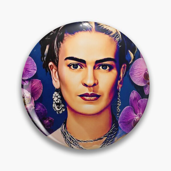 Item preview, Frida Framed in Orchids designed and sold by reggiemercedes.