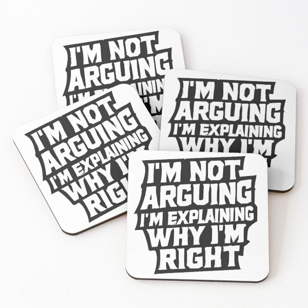 Item preview, I'm not arguing, I'm explaining designed and sold by Inappropriate Ink.