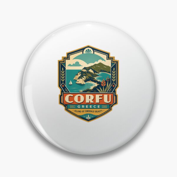 Item preview, Corfu Greece Island Of Emerald Beauty Travel Vacation Souvenir designed and sold by Star3NowForMe.
