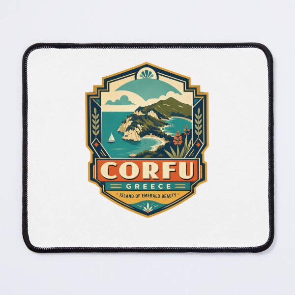Item preview, Corfu Greece Island Of Emerald Beauty Travel Vacation Souvenir designed and sold by Star3NowForMe.