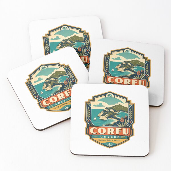 Item preview, Corfu Greece Island Of Emerald Beauty Travel Vacation Souvenir designed and sold by Star3NowForMe.