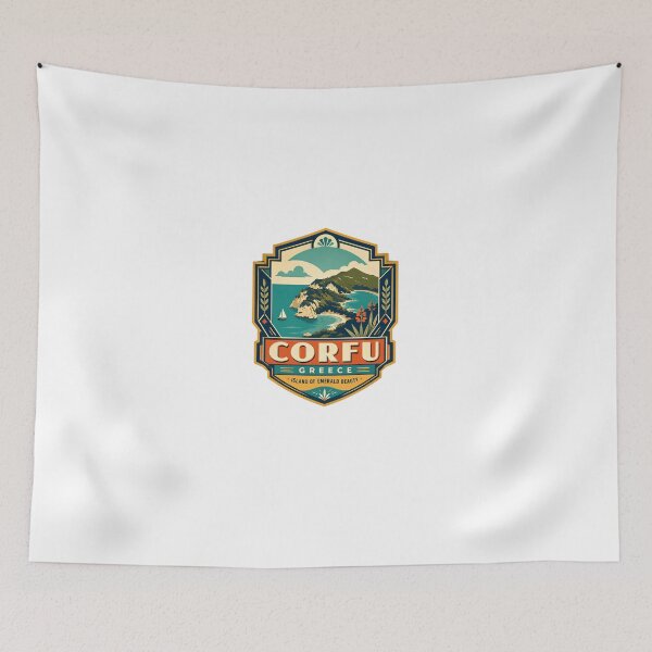 Item preview, Corfu Greece Island Of Emerald Beauty Travel Vacation Souvenir designed and sold by Star3NowForMe.
