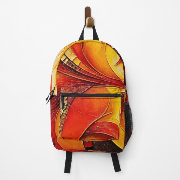 Item preview, Golden Swirls of Red Abstract Art designed and sold by Harmonic_Layers.