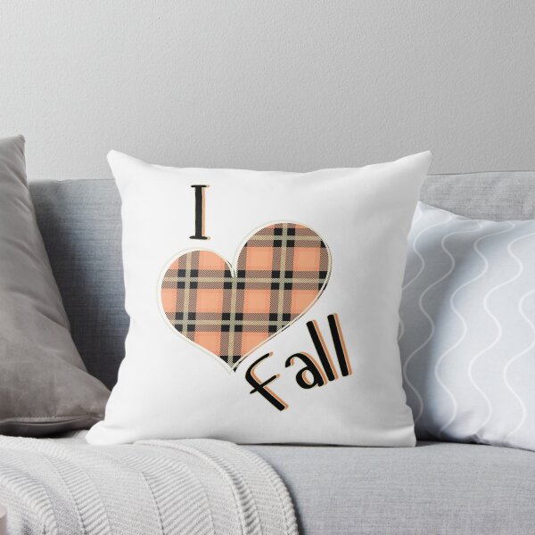 Item preview, I Heart Fall Tartan Plaid Heart Vintage Autumn | Dark Ink Edition designed and sold by SunandShade.