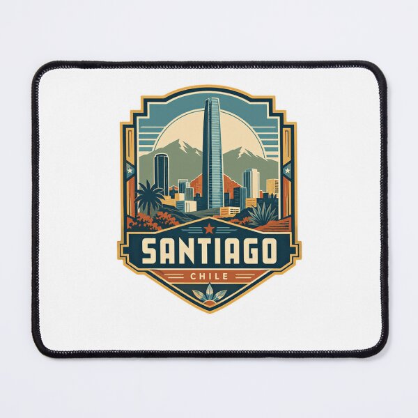 Item preview, Santiago Chile City Skyline Travel Souvenir designed and sold by Star3NowForMe.