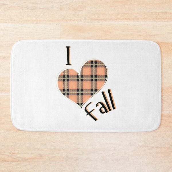 Item preview, I Heart Fall Tartan Plaid Heart Vintage Autumn | Dark Ink Edition designed and sold by SunandShade.