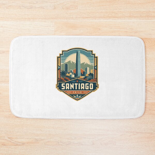 Item preview, Santiago Chile City Skyline Travel Souvenir designed and sold by Star3NowForMe.