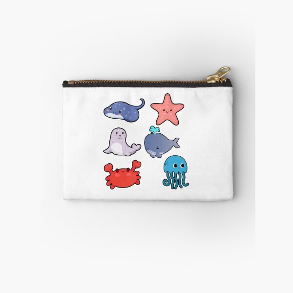 Item preview, Cute Kawaii Sea Animals Sticker Set designed and sold by marwa-world.