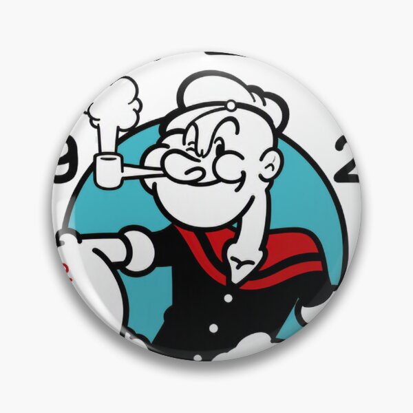 Artikelvorschau, Popeye-Seemann-Vintage-Türkis, 1929 entworfen und verkauft von PhiloDoh.