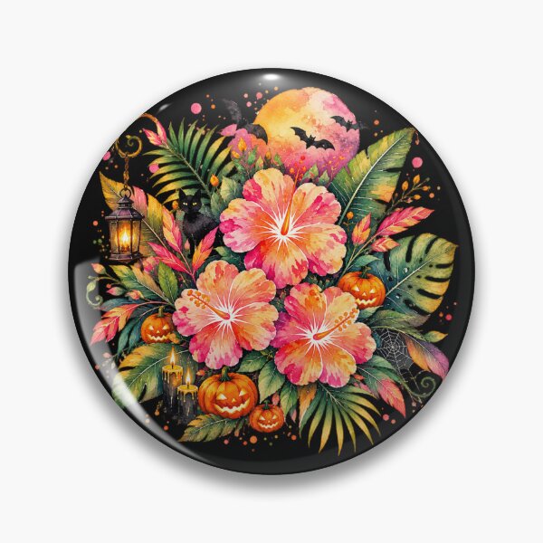 Aperçu de l'œuvre Hibiscus paradis tropical d'Halloween créée et vendue par IamNolmo.