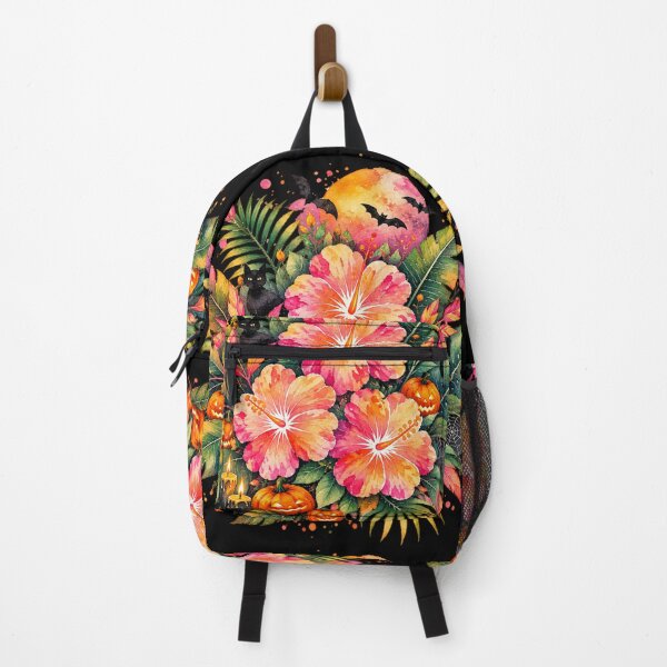 Aperçu de l'œuvre Hibiscus paradis tropical d'Halloween créée et vendue par IamNolmo.