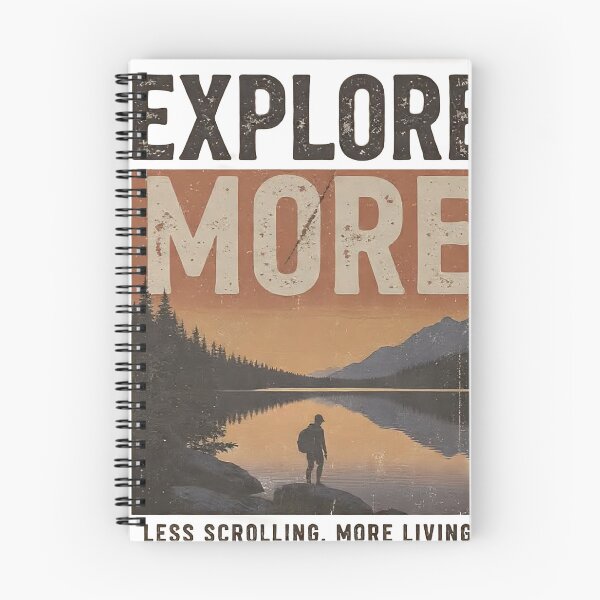 Item preview, Explore More Less Scrolling More Living designed and sold by Print Print On.