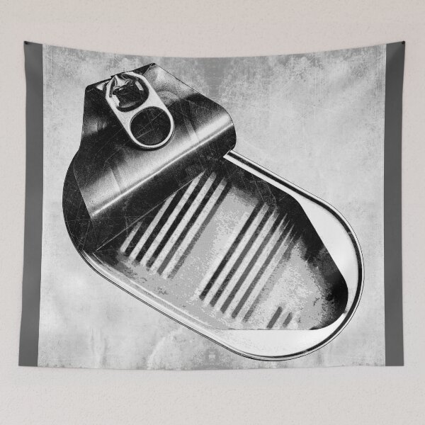 Item preview, Empty Sardine Can Peeled Lid Ribbed Tin designed and sold by Ghoul Enterprises.