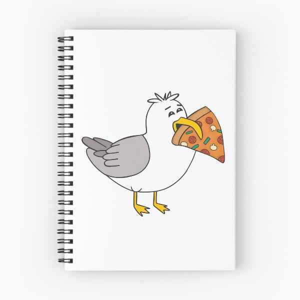 Item preview, Seagull Eating A Pepperoni Pizza Slice designed and sold by Sartoris Art.