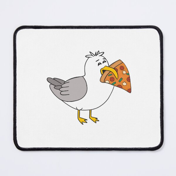 Item preview, Seagull Eating A Pepperoni Pizza Slice designed and sold by Sartoris Art.