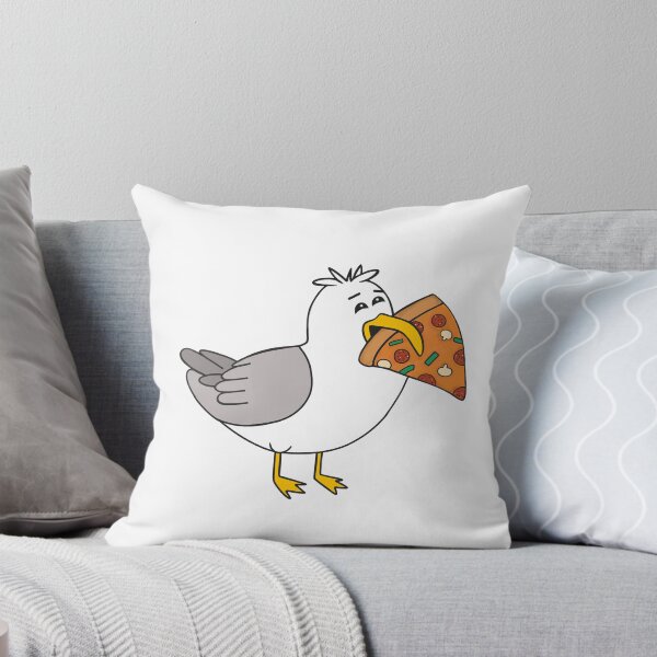 Item preview, Seagull Eating A Pepperoni Pizza Slice designed and sold by Sartoris Art.