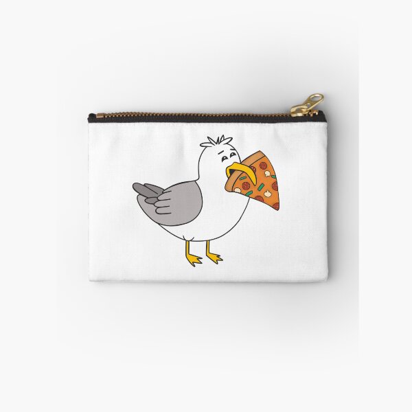 Item preview, Seagull Eating A Pepperoni Pizza Slice designed and sold by Sartoris Art.