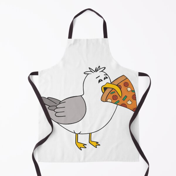 Item preview, Seagull Eating A Pepperoni Pizza Slice designed and sold by Sartoris Art.