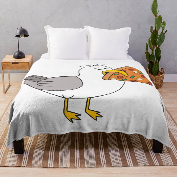 Item preview, Seagull Eating A Pepperoni Pizza Slice designed and sold by Sartoris Art.